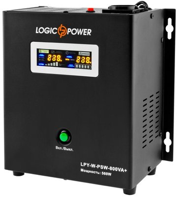 Джерело безперебійного живлення Logicpower LPY-W-PSW-800 ВА / 560 Вт лінійно-інтерактивне з правильною синусоїдою 178936 фото